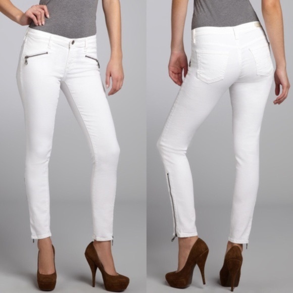 AG Adriano Goldschmied The Zip Skinny Zipper Jeans Blue 27 - Picture 10 of 11